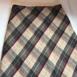 Chadwick’s size 8 60%wool fully lined Argyle brown knee lenth long womens Aline